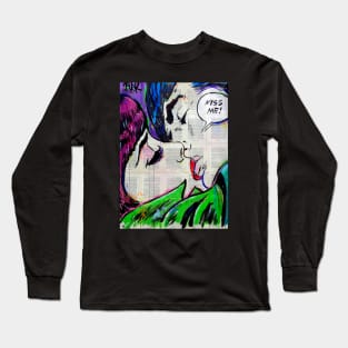 Kiss me pop Long Sleeve T-Shirt